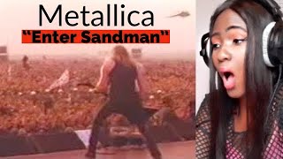 FIRST TIME SEEING THEM- METALLICA- Enter Sandman Live Moscow 1991 HD REACTION|
