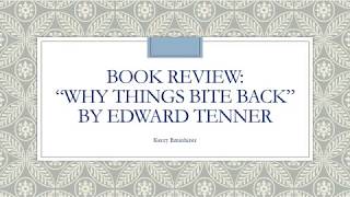 Book Review: Why Things Bite Back by Edward Tenner