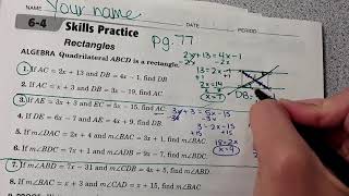 Workbook 6-4: Rectangles
