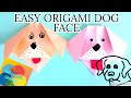 Easy Origami dog face | DIY paper crafts origami dog face | Dog | Art World Of Kashifa - Junior