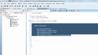 j2se074 Extends JFrame Create Form