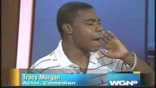 Tracy Morgan appears on WGN in an, um, intereresting state