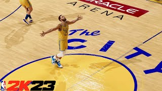 Steph Curry vs Lakers highlights | 15-16 RS | NBA 2K23 | PS5