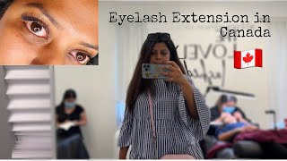 Eyelash extension in Canada কানাডায় আইল্যাশ এক্সটেনশন ভ্লগ