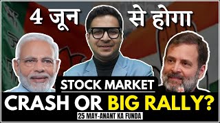 Stock market crash or Biggest rally of stock market? | Modi Again coming to power? |