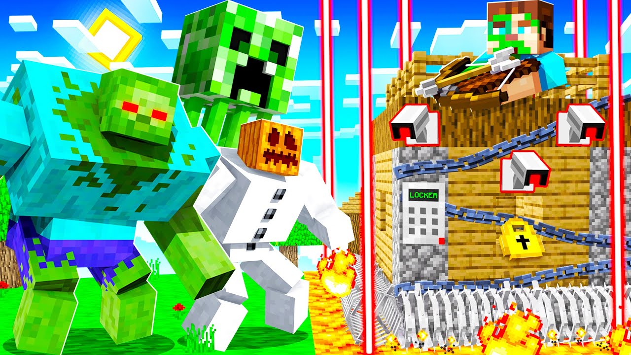 Mutant Creatures Vs Most Secure Minecraft House Youtube