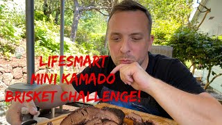 Smoked Brisket on the Lifesmart 15 inch Mini Kamado!?!