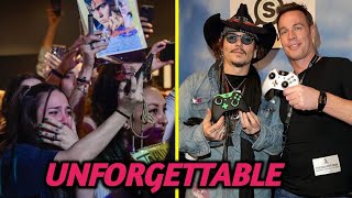 Johnny Depp Steals the Spotlight at GRAMMY Gift Lounge