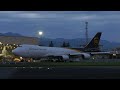 アメリカ空軍横田基地へups boeing747 8f型の貨物機が飛来 usaf yokotaairbase unitedparcelservice b748f freighter