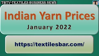 Indian Yarn Prices January 2022. #textile #india #yarn #prices #textileindustry #weaving