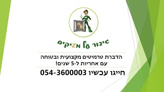 גיבור על מזיקים - הדברת טרמיטים