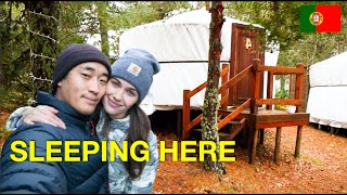 SLEEPING IN A YURT CABIN IN SERRA DA ESTRELA | PORTUGAL