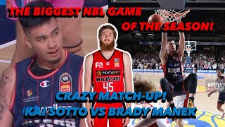 THE BIGGEST NBL GAME OF THE SEASON! NBL ADELAIDE 36ERS KAI SOTTO VS BRADY MANEK WILL CHANGE HISTORY!