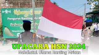 Upacara Hari Santri Nasional 2024 - Nahdlatul Ulama Ranting Mrican Jenengan Ponorogo