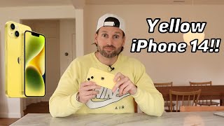 iPhone 14 YELLOW UNBOXING!! (Is This THE BEST iPhone Color?)