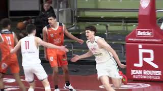 Interception-dunk Luca Rapini (U18 Cholet-LeMans 05-05-24)