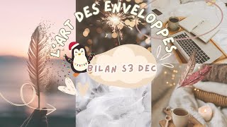 🎄 Bilan S3 DEC 🎁🎄 Méthode des enveloppes budgétaires