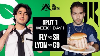 FLY vs SR | LYON vs C9 - 2025 LTA North Split 1 - Week 1 Day 1