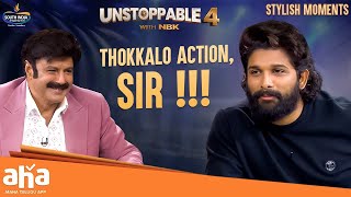 Action vs Romance: What Does Allu Arjun Really Love? 🤔🎥   | Unstoppable with NBK | ahavideoIN