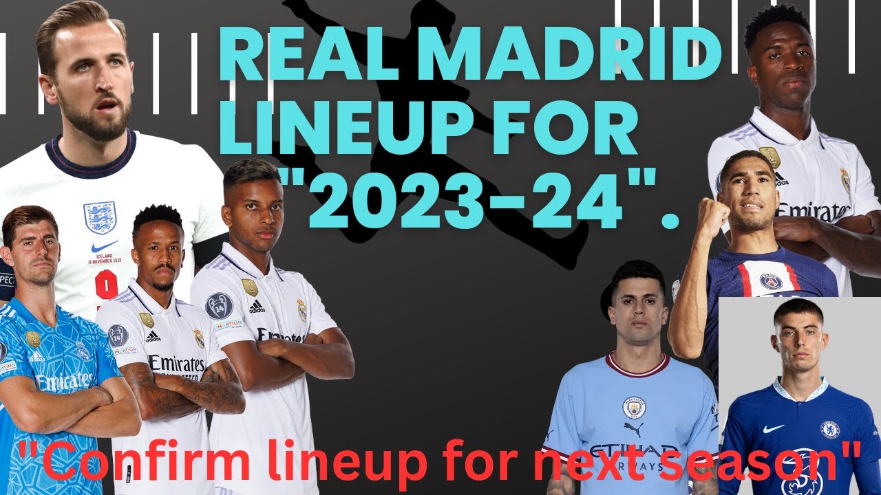 "Real Madrid Starting Lineup" :For 2023-24 Season. About Football - YouTube