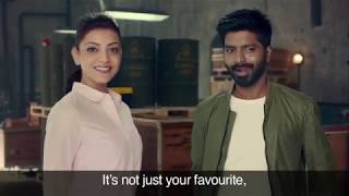 Kajal Aggarwal hot romantic ad with Ma Ka Pa Anand Colgate Acttive salt tamil funny Ad