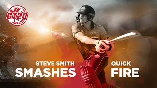 Steven Smith Smashing Quick Fire  | Highlights 2018 | GT20 Canada