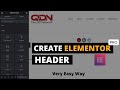 Create Elementor Pro Header | Very Easy Way | WordPress Header