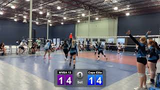 Cape Elite 13U vs WVBA State, Championship Game 2024 AAU Pre National Volleyball Tournament #aau