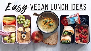 Easy Vegan Lunch Ideas for School, Work & Kids