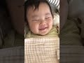 寝ながら笑う赤ちゃん／baby laughing while sleeping baby 男の子ベビー 笑う赤ちゃん 生後7ヶ月 shorts 赤ちゃんのいる生活