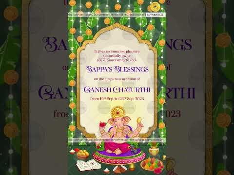 How can I give Ganpati invitation?