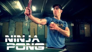 PING PONG WITH NUNCHUCKS - NINJA PING PONG