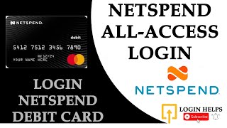 How to Login Netspend Prepaid Account Online? Login to Netspend All-Access