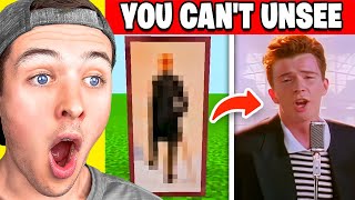 Reacting to INSANE THINGS You CAN'T UNSEE in Minecraft!