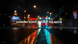 Kahani Suno ( lyrics ) | Kaifi khalil song |