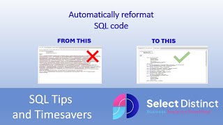 Automatically reformat SQL code