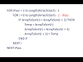 Bubble Sort 2- Pseudocode and Enhancements