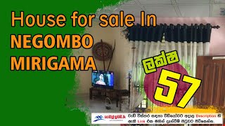 House for sale In Negombo Mirigama 251 bus road