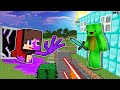 PURPLE RAINBOW FRIEND JJ vs Security House - Minecraft gameplay by Mikey and JJ (Maizen Parody)