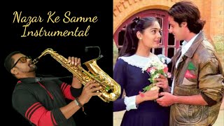 Nazar Ke Samne Instrumental | Aashiqui Songs Saxophone | Saxophone Music Popular Songs Bollywood
