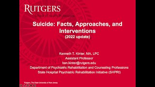 Suicide: Facts, Approaches, and Interventions (2022 update)
