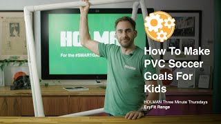 How To Make DIY Soccer Goals For Kids out of PVC Pipe