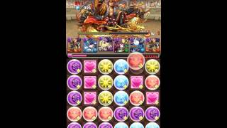 【パズドラ】第22回チャレンジダンジョン Lv10 覚醒アヌビスpt  ノーコン