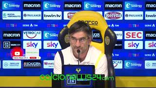 Conferenza stampa Juric pre Verona-Sampdoria