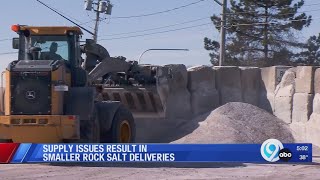 Supply issues result in smaller rock salt deliveries in Syracuse