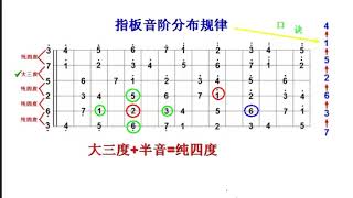 一分钟搞懂，指板音阶的定弦原理！