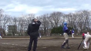 2016年2月21日　みつわ台第二公園　RK-2　田中さん　ホームラン