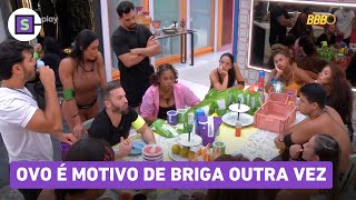 BRIGA NO BBB 25! OVO vira motivo de discussão outra vez entre os brothers na XEPA; veja vídeo