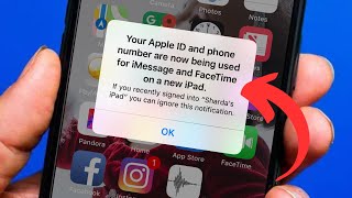 your apple id and phone number are now being used for iMessage and FaceTime on a new iPhone - iPad