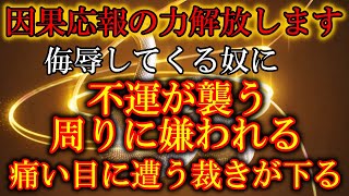 ※因果応報の力の解放※これ見逃したらもう二度ときません。あなたを侮辱してくるクソに不運が訪れ、周りから嫌われ、痛い目に遭い、裁きが下る。悪いことは全部なくなり、良い人生を歩める